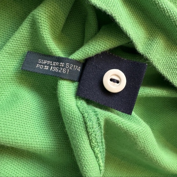 Vintage RALPH LAUREN SPORT Dress Womens Small Green Embroidered Crest Rugby - Picture 6 of 9